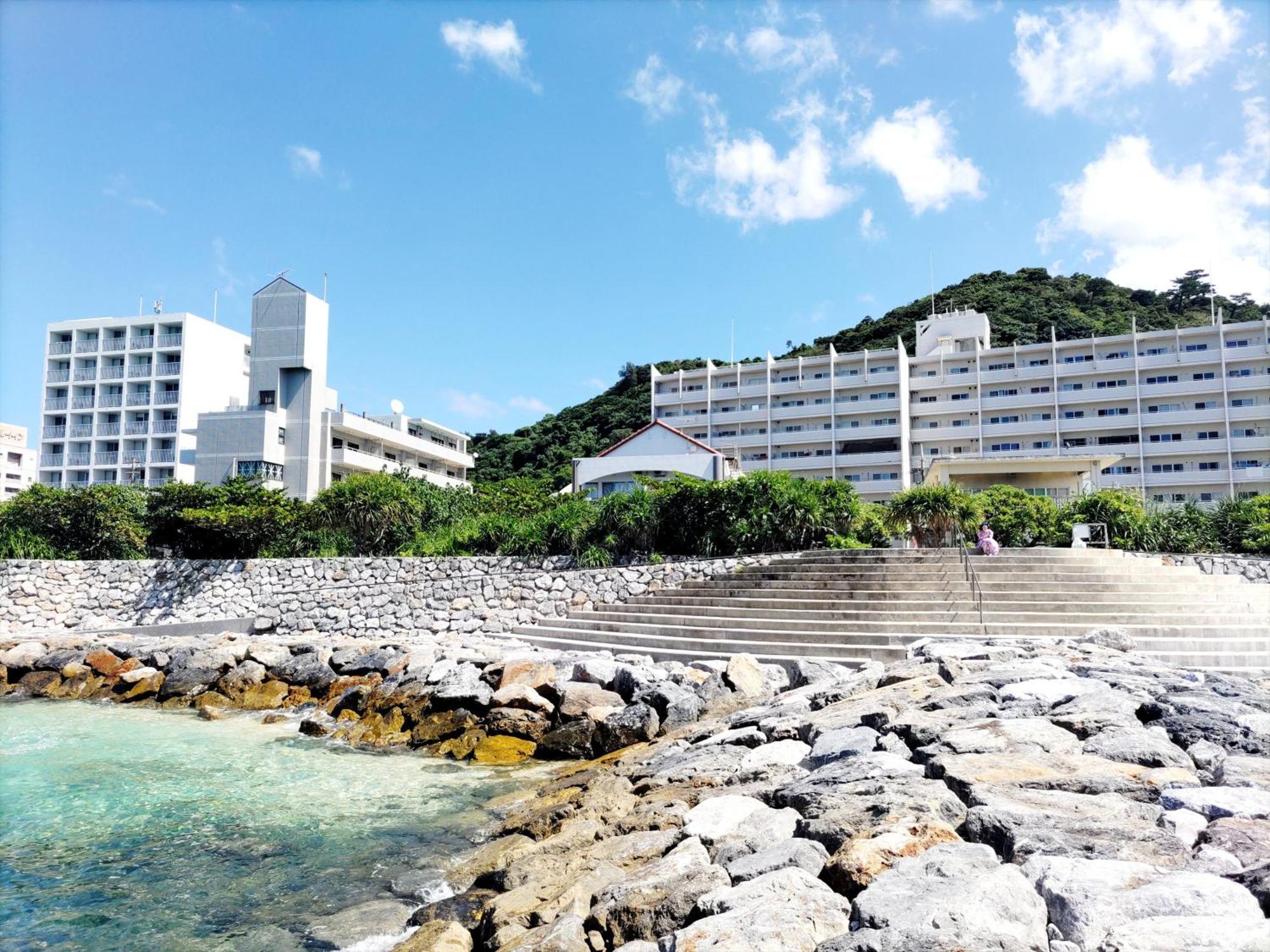 Kariyushi Condominium Resort Sea Side House Nago Exteriör bild
